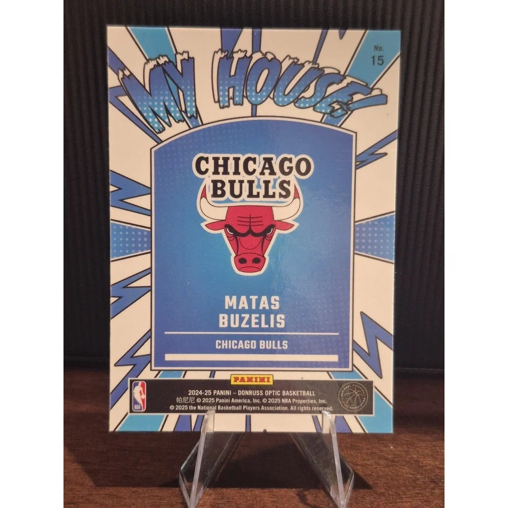2025 Panini Donruss Optic Matas Buzelis #15 My House (RC) Chicago‎ Bulls